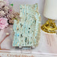 Natural Blue Hemimorphite Slab on Stand 13.5cm
