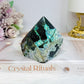 Azurite with Malachite Polished Point 427g