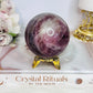 The Most Magical Large Lavender Star Rose Quartz Sphere with Flash On Stand 402grams