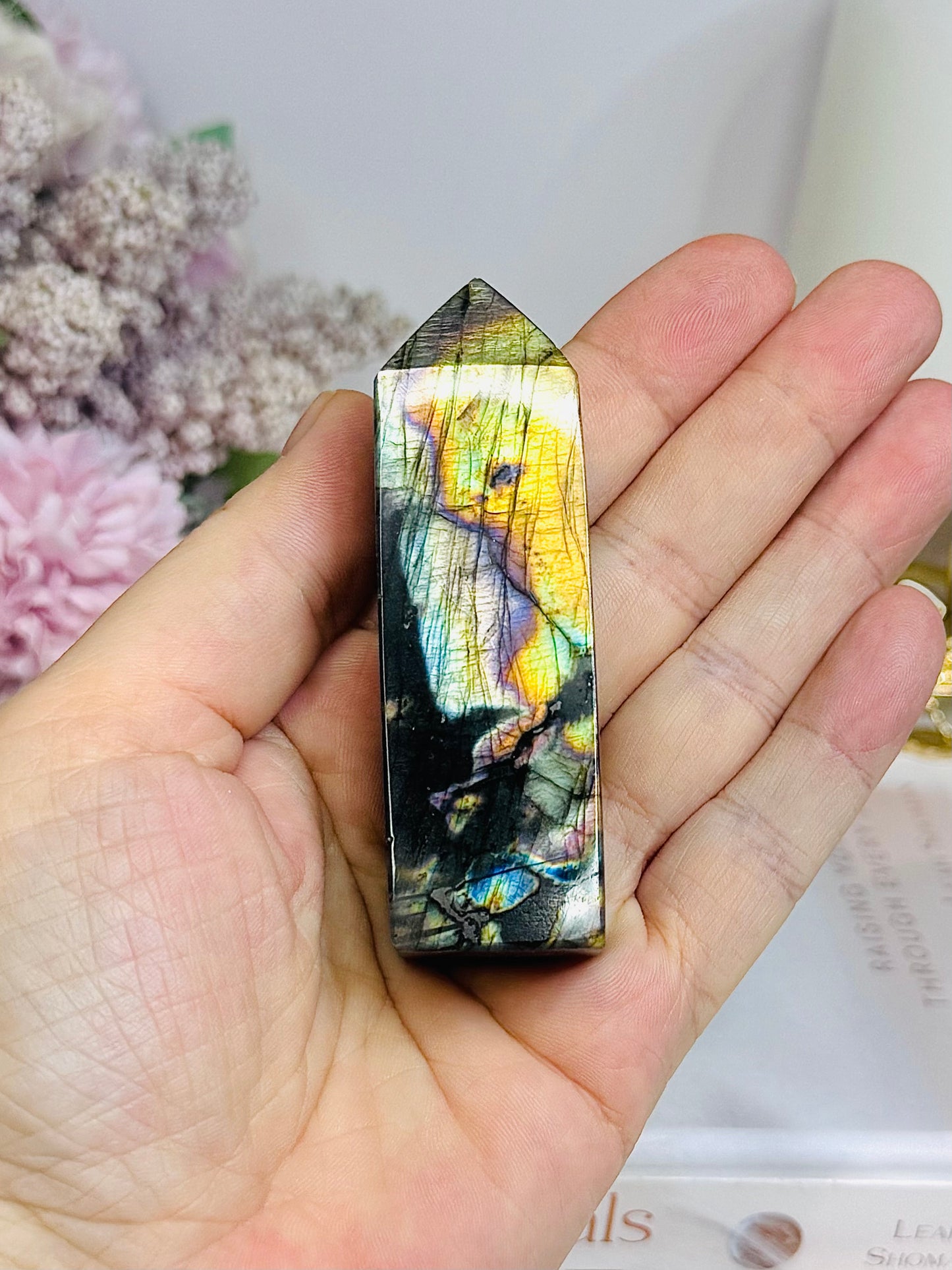 High Grade Labradorite Tower 8cm
