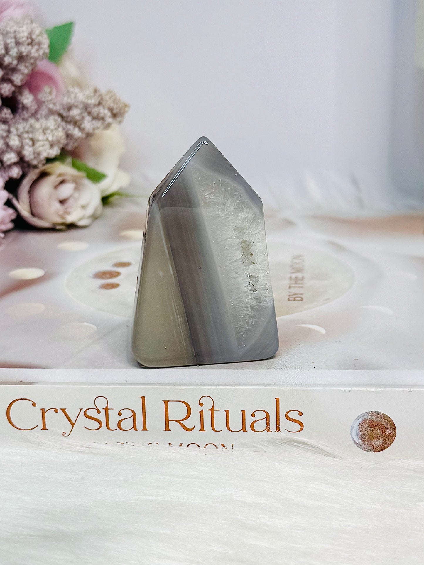 Druzy Agate Tower 6.5cm