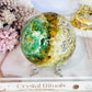 Huge Natural Glorious Variscite Sphere On Stand 802grams