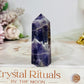 Chevron Amethyst Tower 6cm