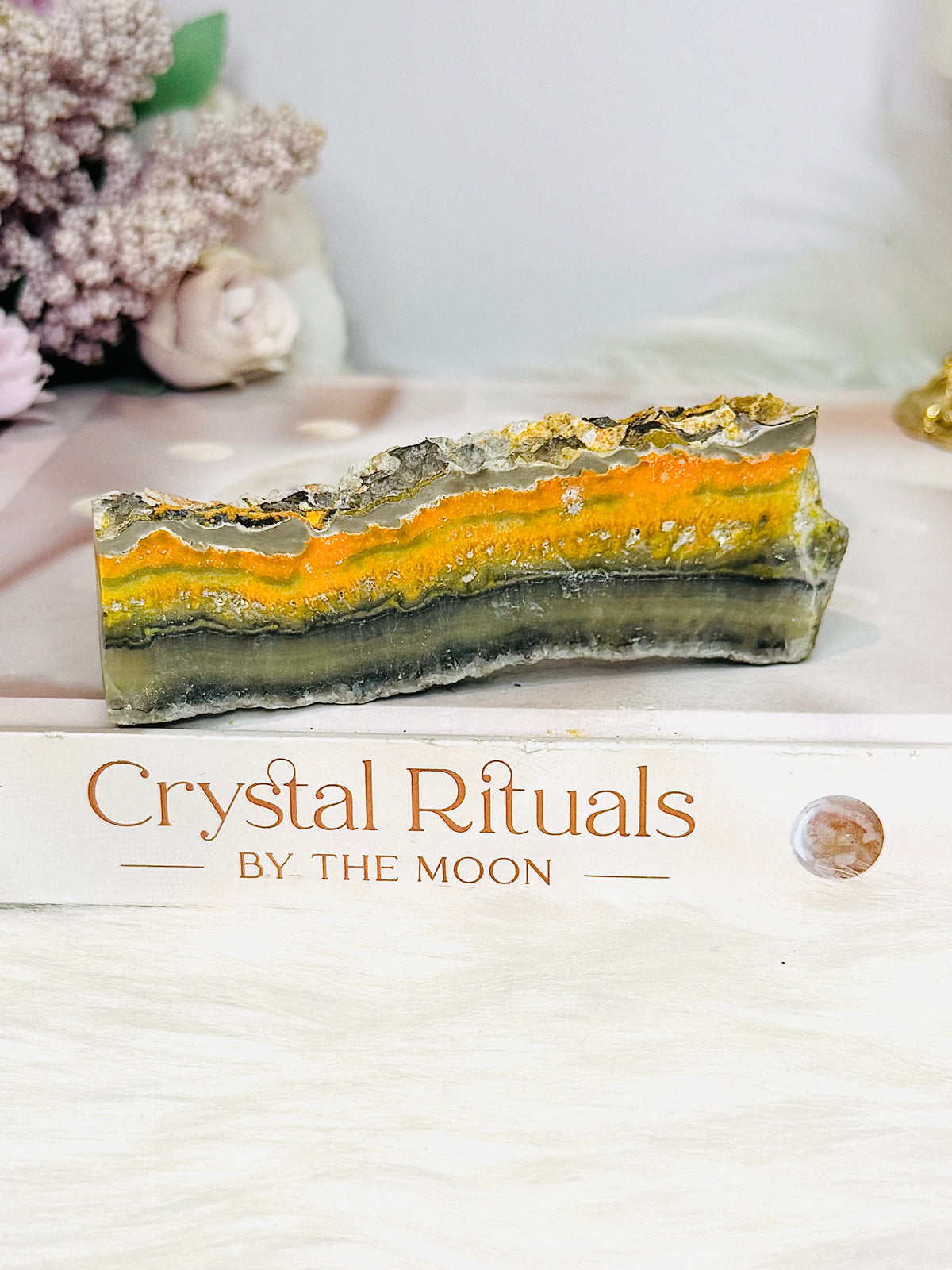Natural Bumblebee Jasper Slab 10cm