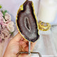 Gorgeous Chunky Druzy Agate Geode On Stand 17cm 575grams