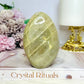 Natural Green Moonstone Carved Freeform 329g 10cm