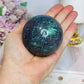 Ruby in Kyanite (UV Reactive) Sphere on Timber Stand 447g