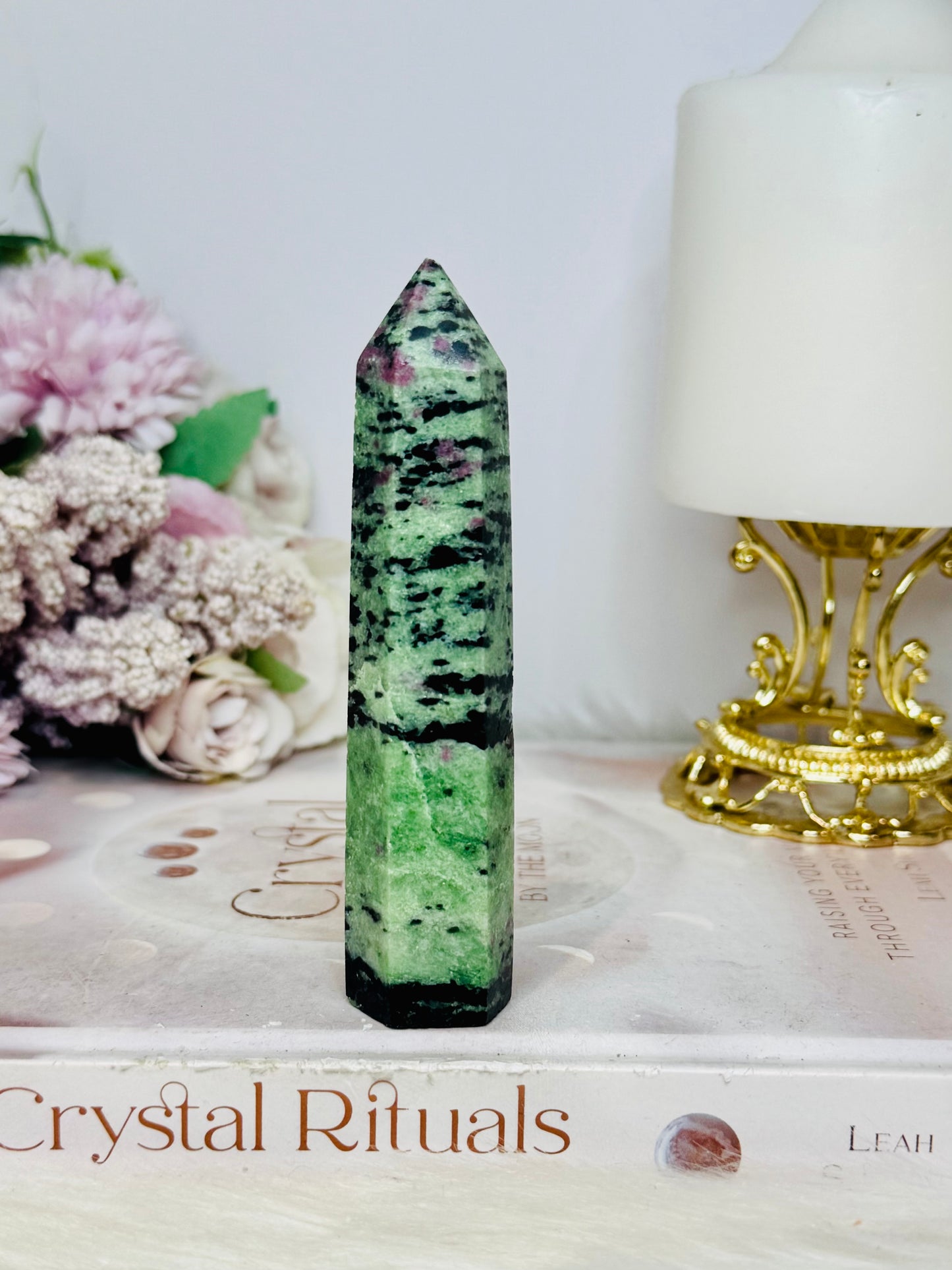 Ruby Zoisite Tower 10.5cm