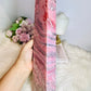 Huge Natural Pink Opal Carved Tower 34cm 1.98KG