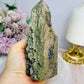 Large Natural Grape Agate | Chalcedony Tower 13.5cm 391g