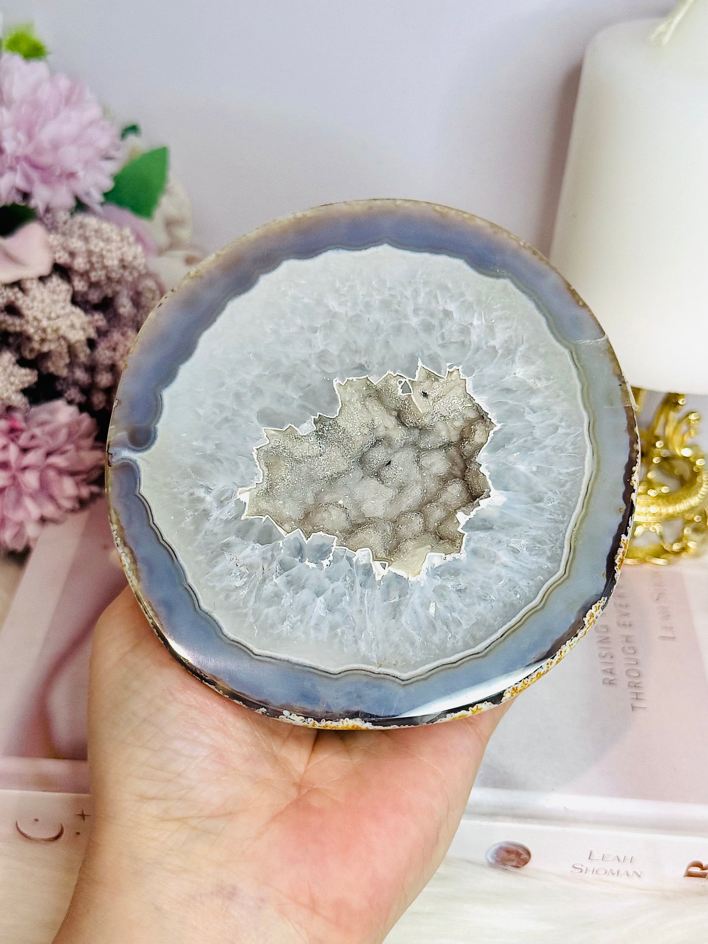 Large Sugar Druzy Agate Jewellery Box 2.2KG