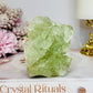 Light Green Transparent Cubed Fluorite Specimen 7cm 255g