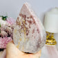 Large Pink Amethyst Druzy Flame | Freeform 464g