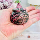 Truly Gorgeous High Grade Halloween Rhodonite Heavy 182gram Pumpkin Carving | Jack-O-Lantern