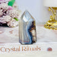 Flower Agate Point | Tower 7cm