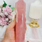 Large High Grade Dark Pink Rose Quartz Sceptre | Tower 17.5cm