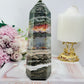 Large 729gram Natural Ocean Jasper Druzy Tower