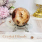 Druzy Red Moss Agate Sphere On Stand 271g