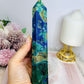 Large Azurite Tower 18cm High Grade