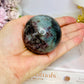 Rare Aquamarine & Pink Tourmaline Sphere on Stand 234g