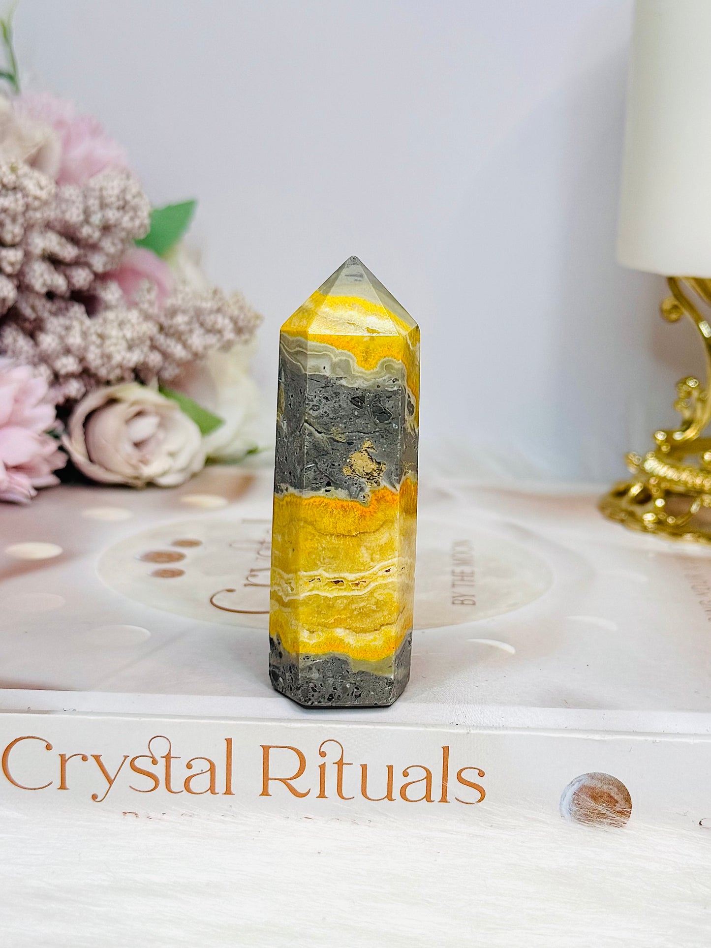 Bumblebee Jasper Tower | Point 7.5cm