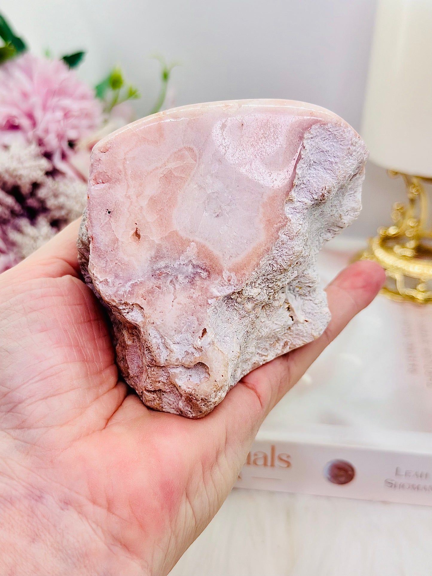 Natural Druzy Pink Amethyst Freeform 366grams