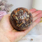 Large Money Agate Sphere on Stand 432g
