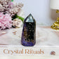 AAA Grade Charoite Tower 7cm