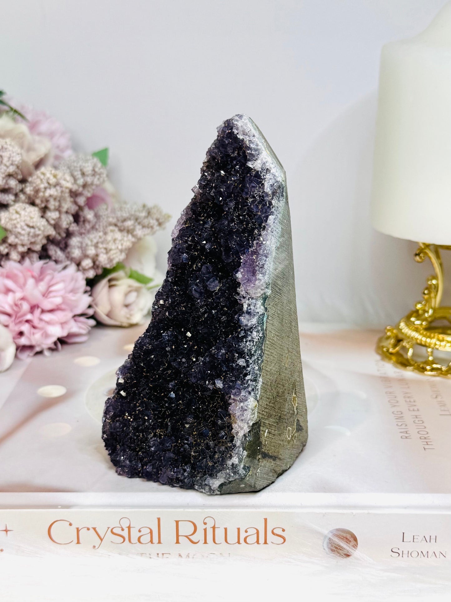 Amethyst Cut Base Cluster 12cm 420g