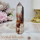 High Grade Fire Quartz Tower 9.5cm