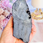 Chunky 12cm Sparkling Blue Goldstone Synthetic Crystal