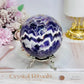 Large Chevron | Dream Amethyst Sphere on Stand 580g