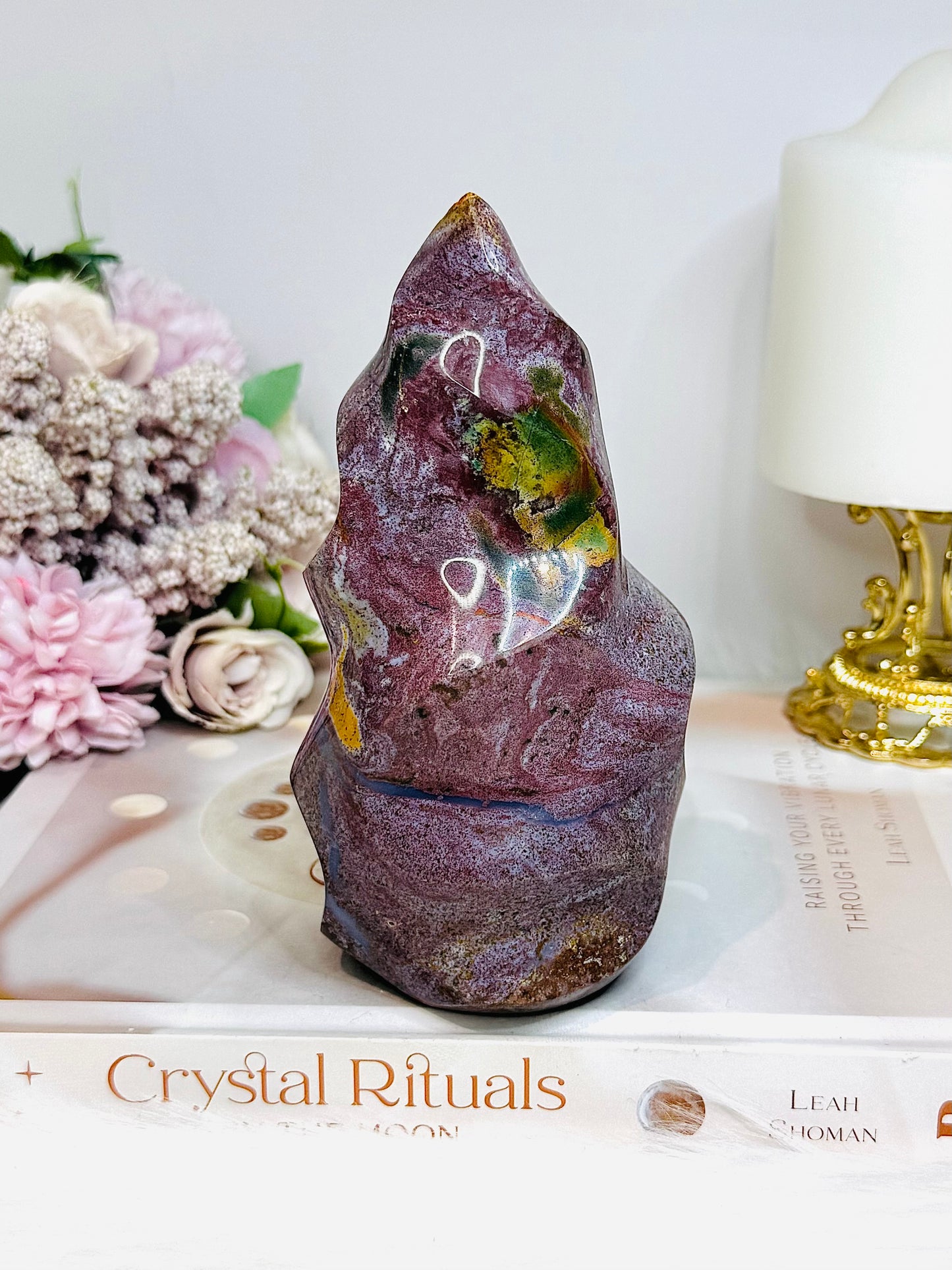 Large High Grade Ocean Jasper Flame 14cm 632g