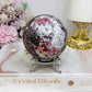 Mexican Lace Agate Sphere on Stand 476g