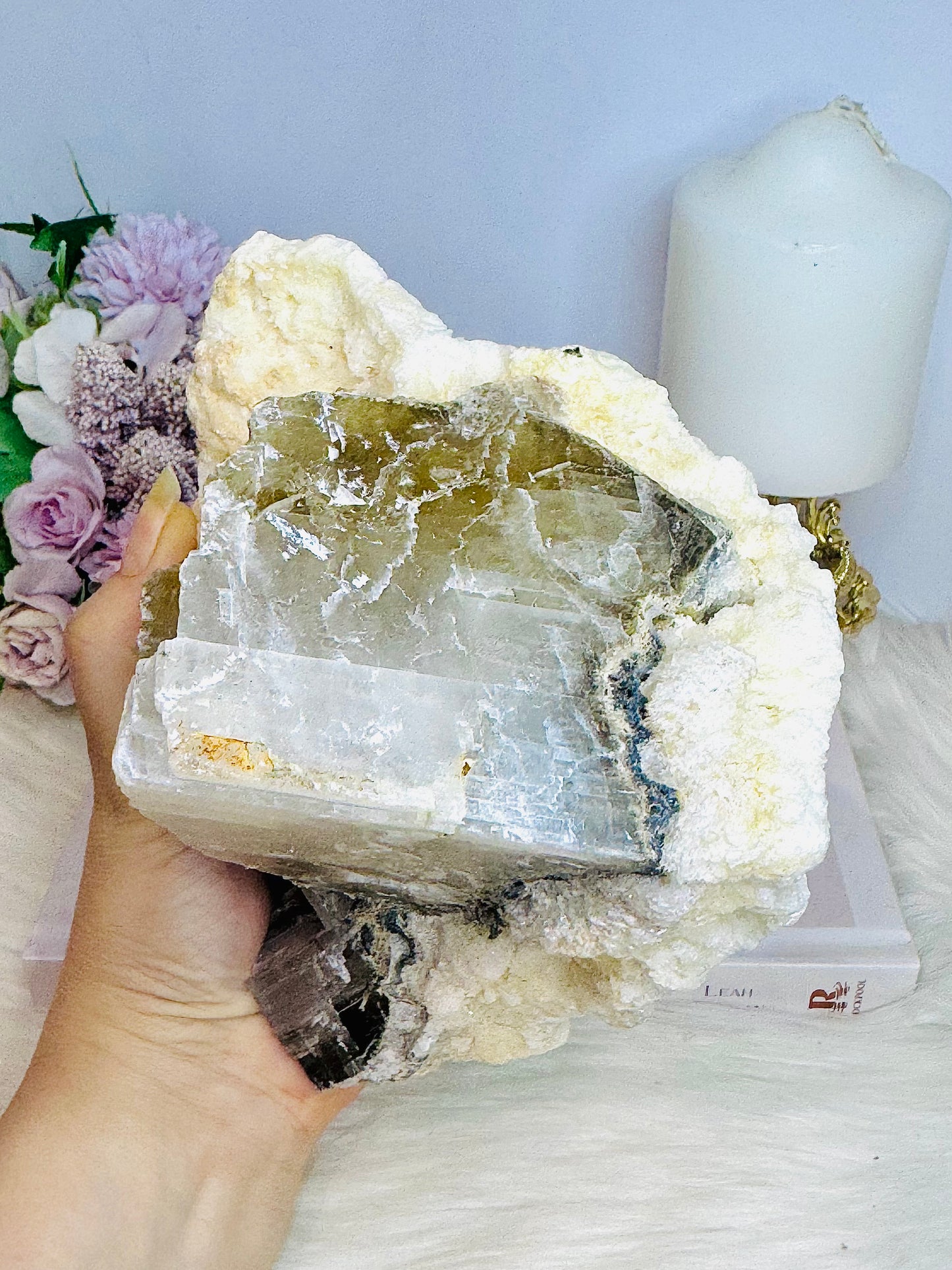 Large Natural Calcite Specimen 1.3KG