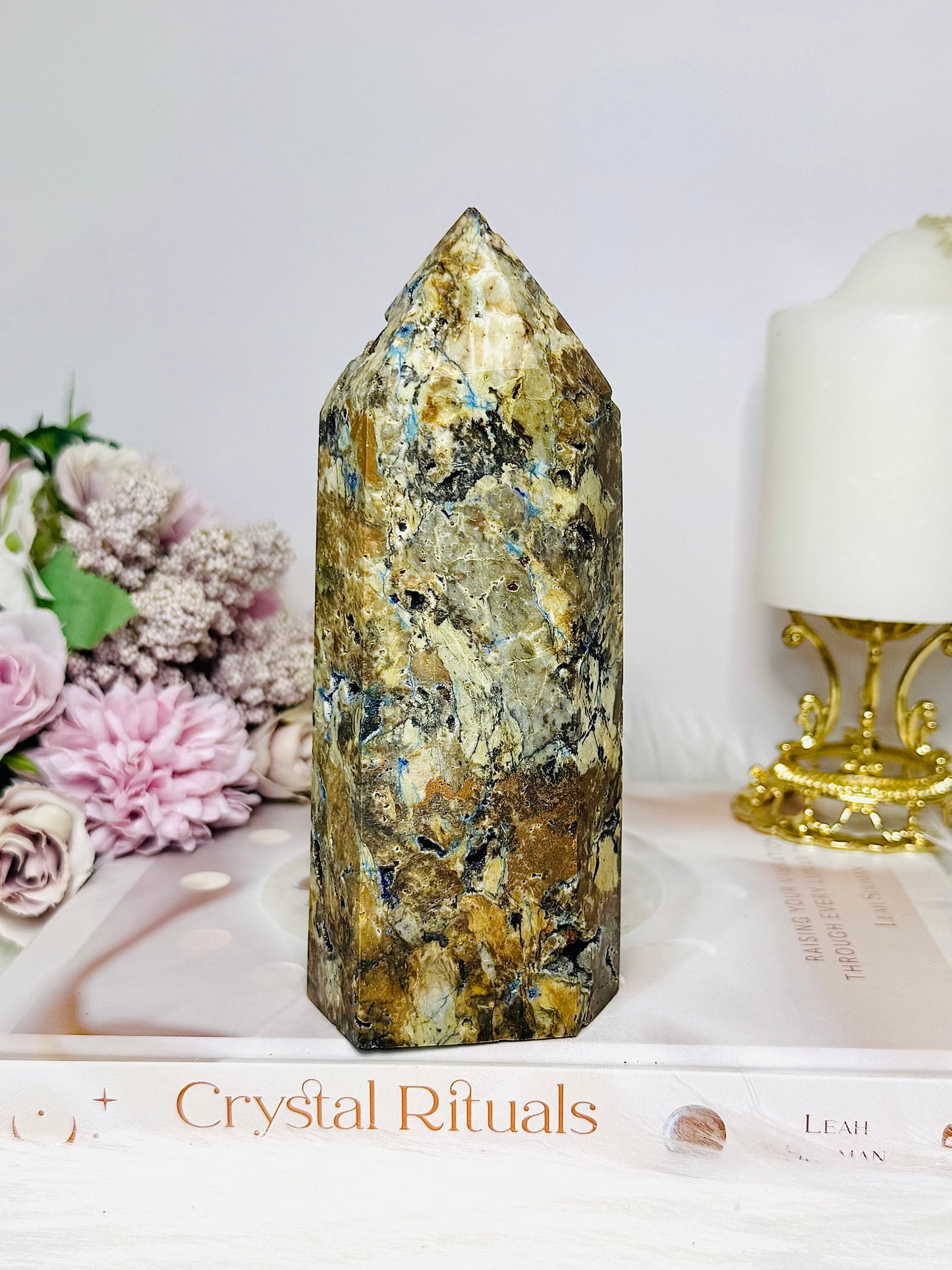 Large Chunky Azurite Tower 15.5cm 688g