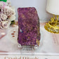 Natural Purpurite Slab 9.5cm on Stand