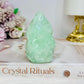 Green Fluorite Flame 8cm 248g
