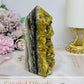 Fluorite X Pyrite Druzy Tower 11.5cm 448g