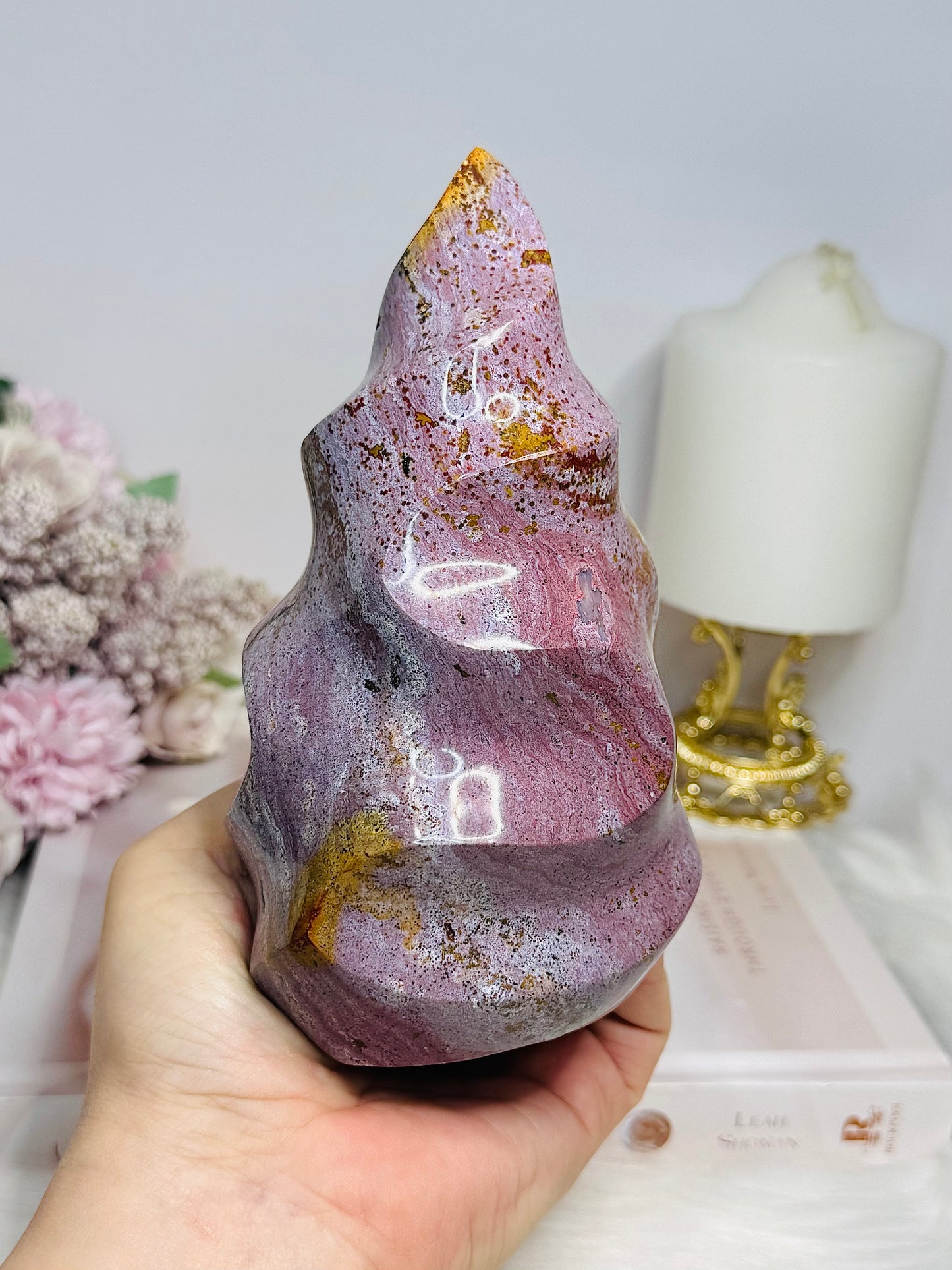 Large High Grade Ocean Jasper Flame 15cm 852g