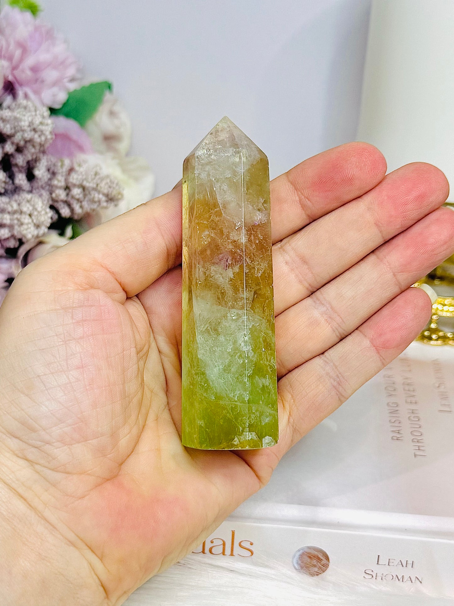 Green Fluorite Tower 9cm