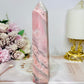Natural Pink Opal Tower 15.5cm
