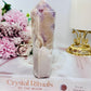 Absolutely Beautiful Druzy Pink Amethyst Obelisk | Tower From Brazil 13cm