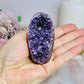 Amethyst Base Cut Cluster 8cm