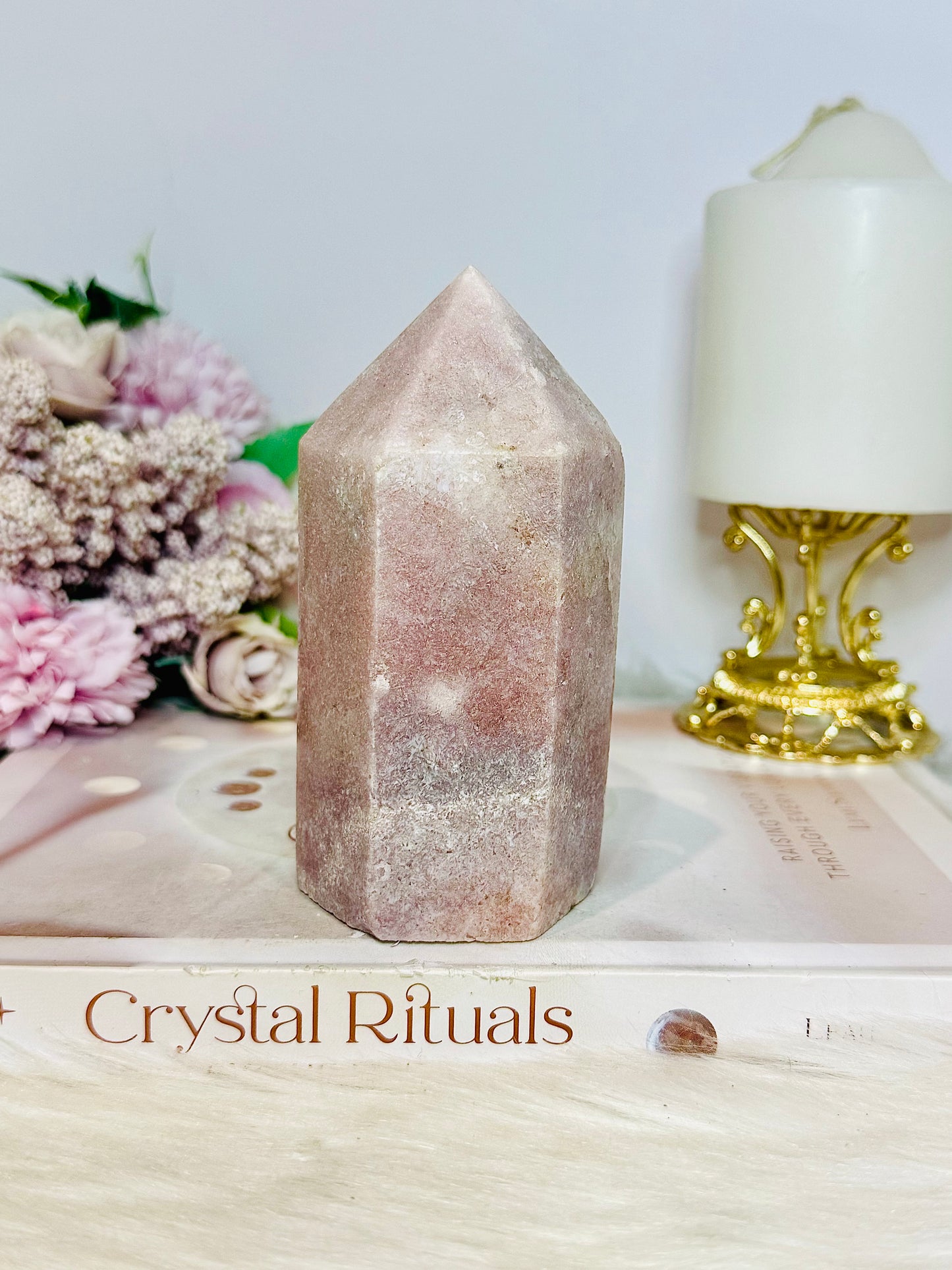 Chunky Pink Amethyst Tower 11cm 512g