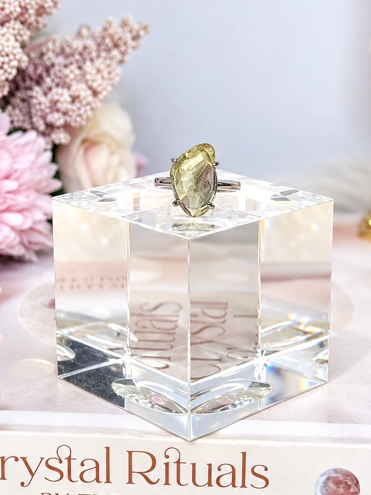 Adjustable Citrine Ring