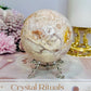 Large Druzy Pink Amethyst Sphere On Stand 630g