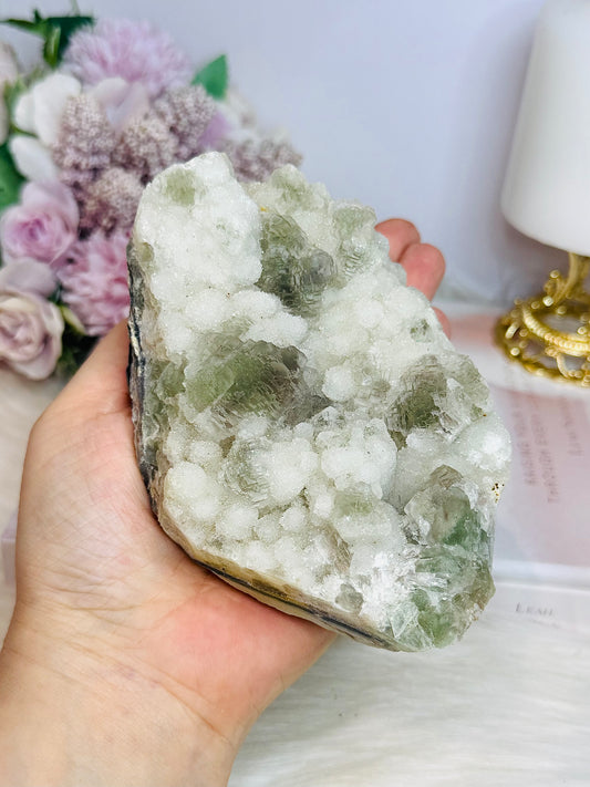 Large Natural Green Fluorite Specimen 730g