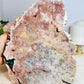 Huge Natural Pink Amethyst Chunky Druzy Slab with Crystallisation from Brazil 23cm 2.82KG