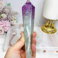Watermelon Fluorite Tower | Wand with Rainbows 15.5cm